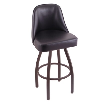 Holland Bar Stool Co Grizzly 36" Swivel Bar Stool, Bronze Finish, Black Vinyl Seat 84036BZBlkVinyl